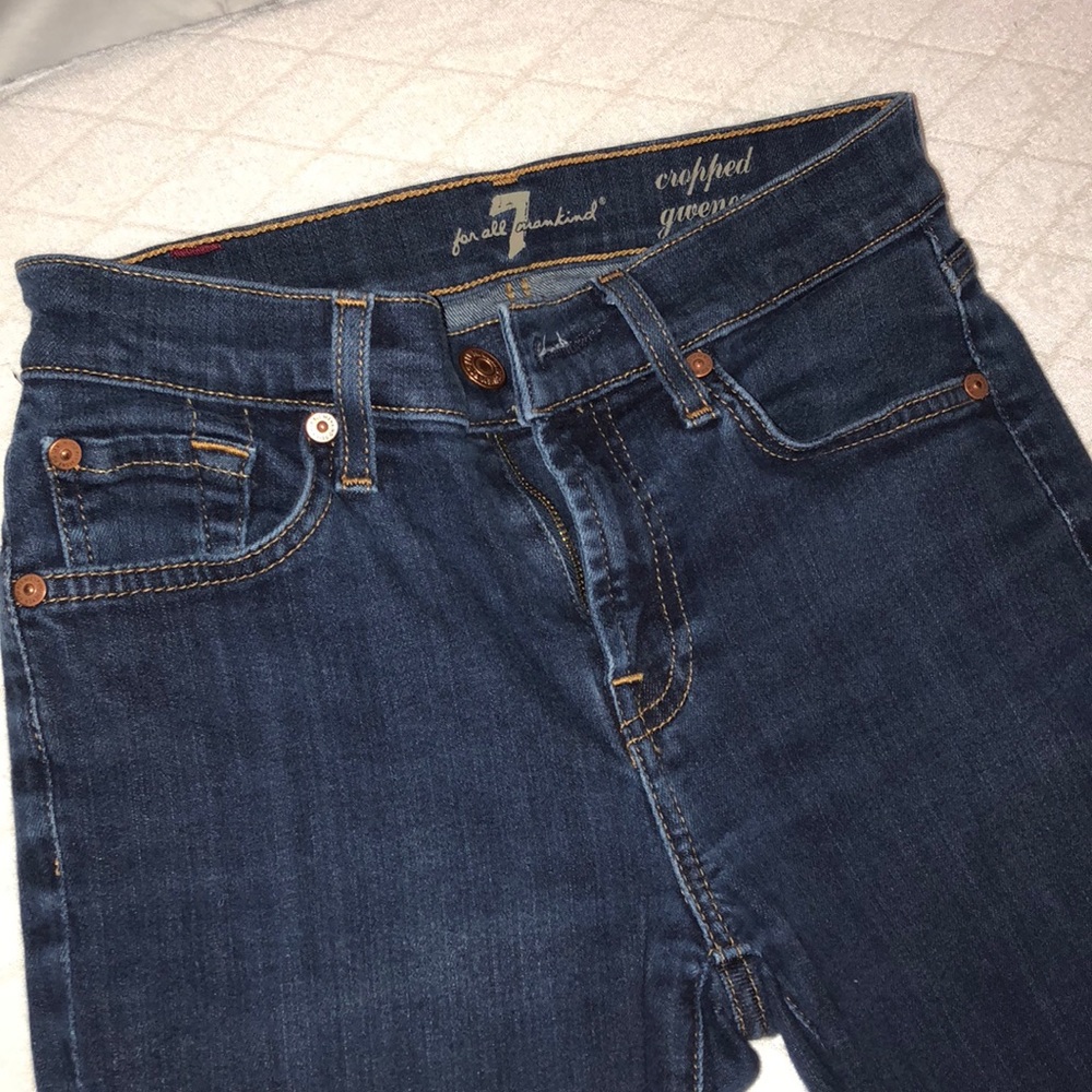 7 for all mankind jeans 25 cropped gwenevere